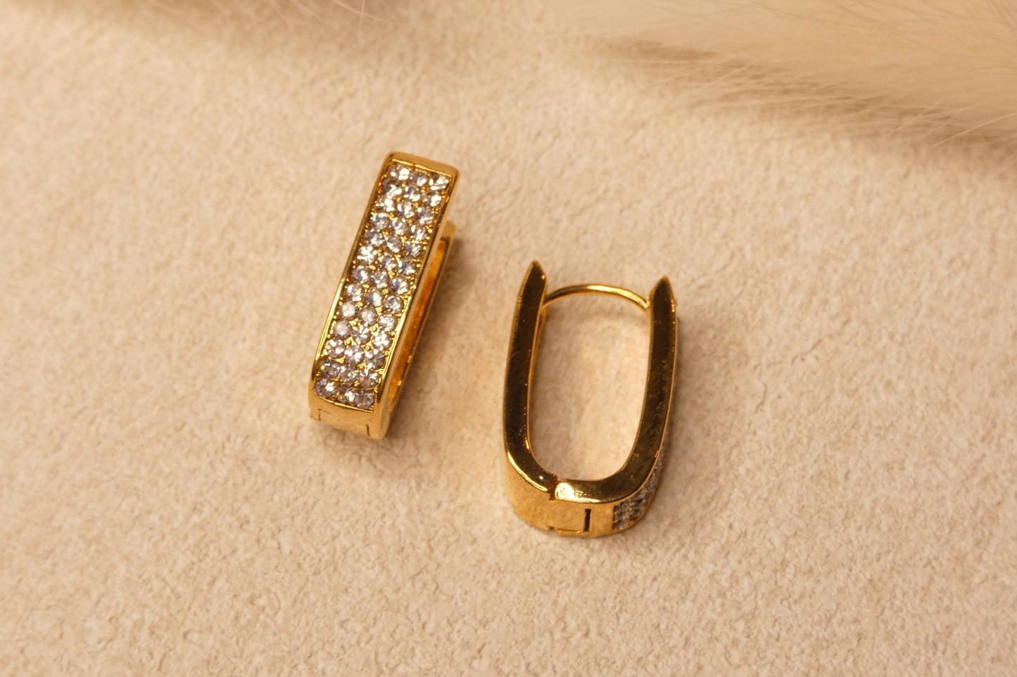 Ohrringe Line Oval Diamond