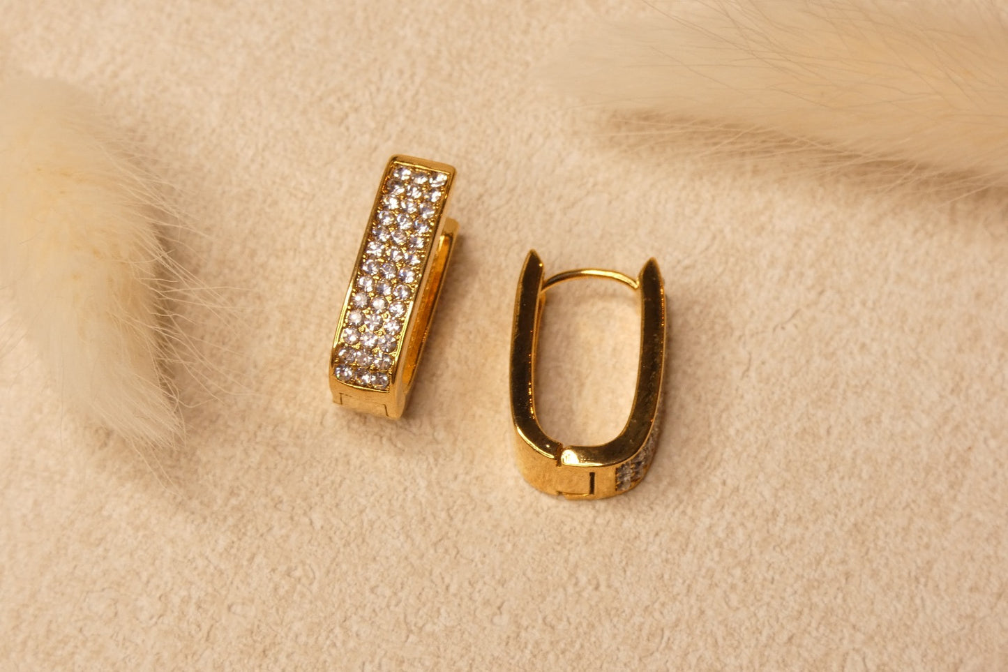 Ohrringe Line Oval Diamond