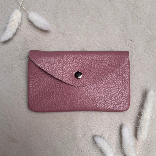 Classic Leder Portemonnaie Rosa
