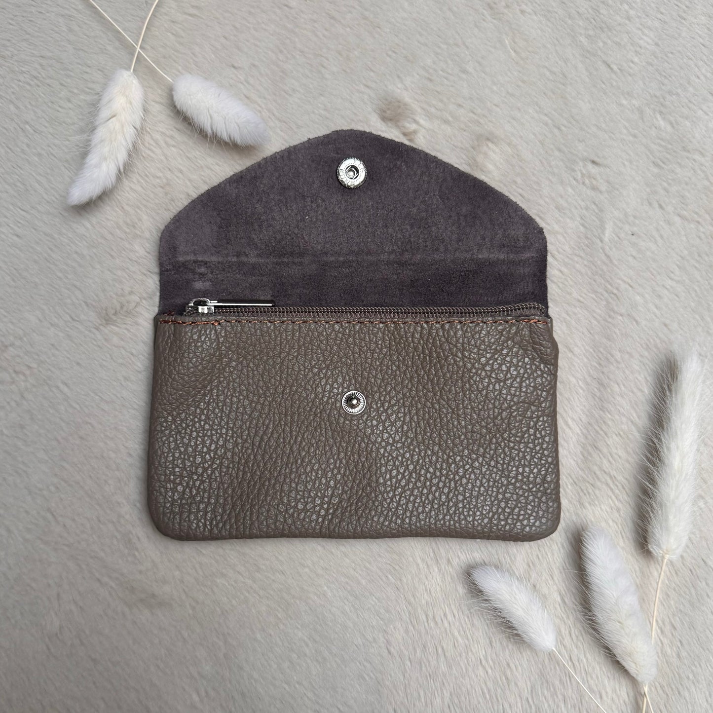 Classic Leder Portemonnaie Schwarz