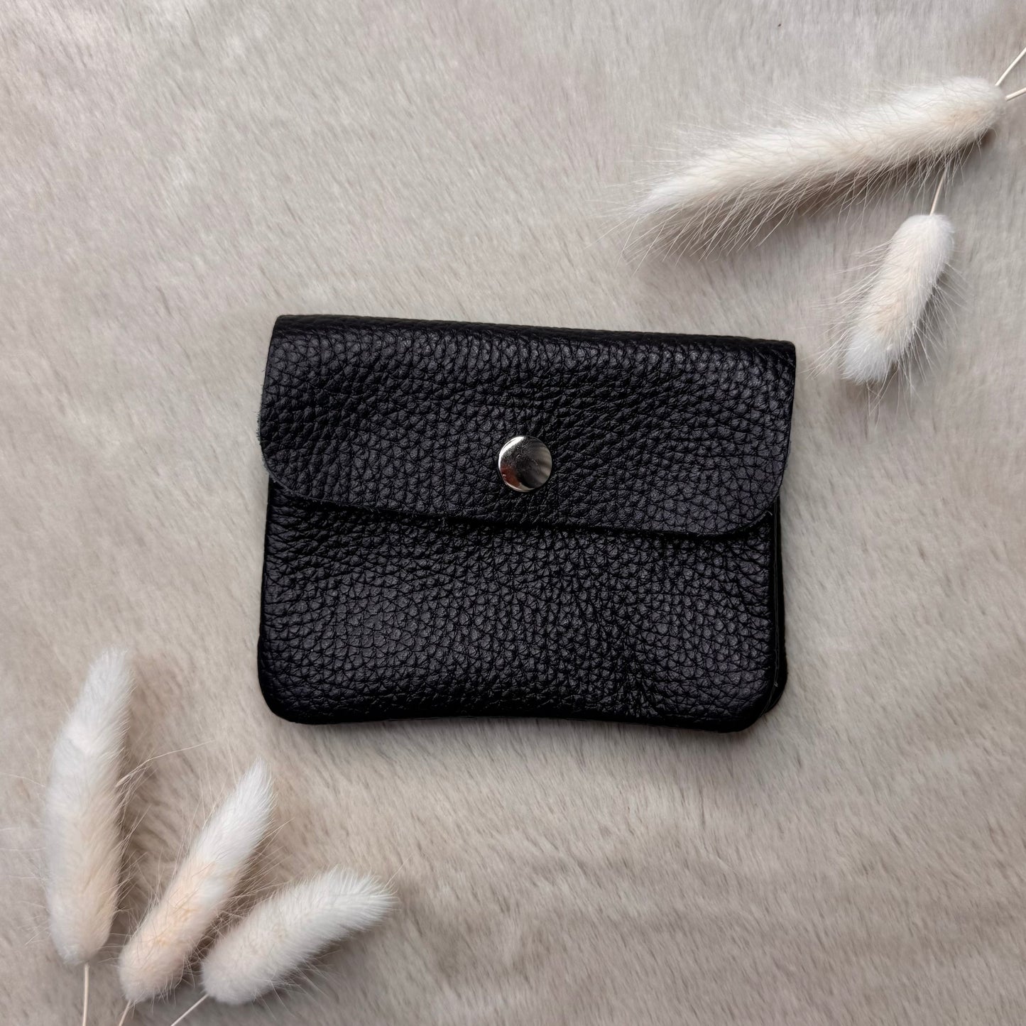 Mini Classic Leder Portemonnaie Beige