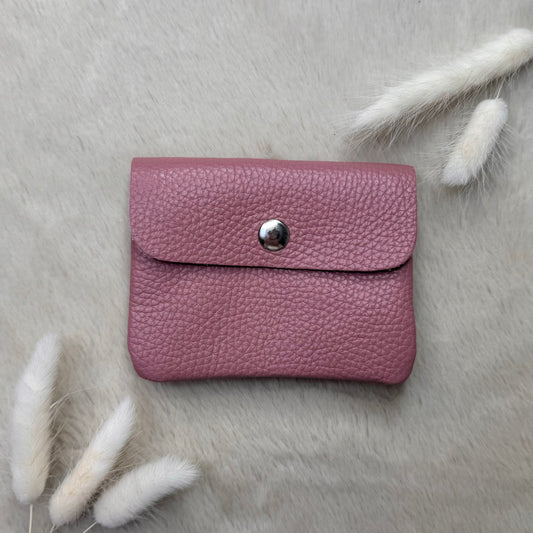Mini Classic Leder Portemonnaie Rosa