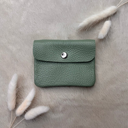 Mini Classic Leder Portemonnaie Grün