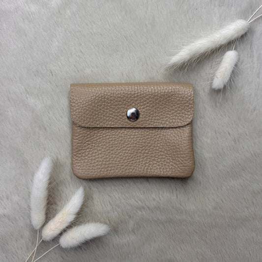 Mini Classic Leder Portemonnaie Beige