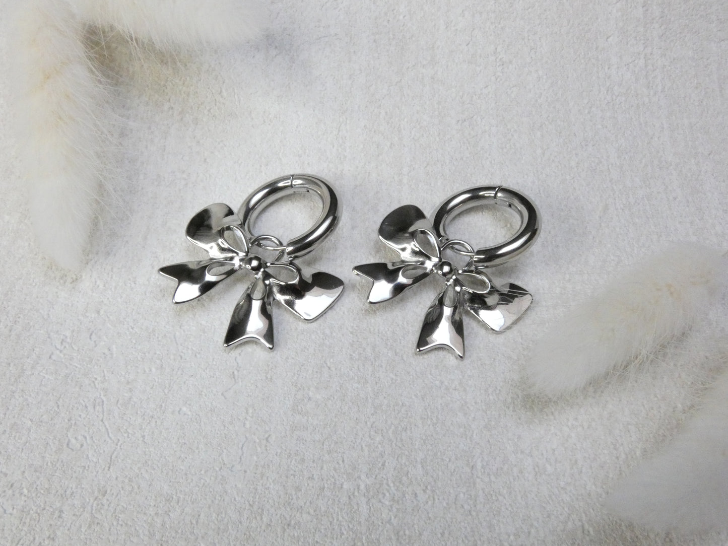 Sweet Bow Ohrringe Silber