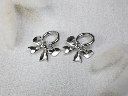Sweet Bow Ohrringe Silber