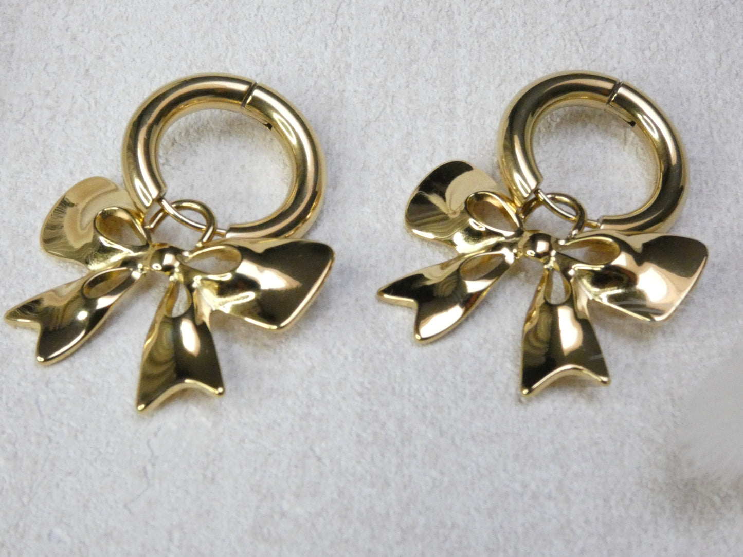 Sweet Bow Ohrringe Gold