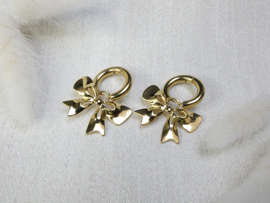 Sweet Bow Ohrringe Gold