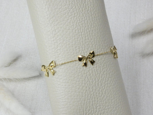 Sweet Bow Armband Gold