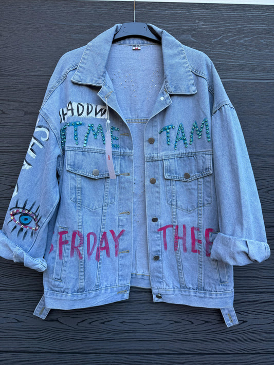 Jansjacke mit Prints